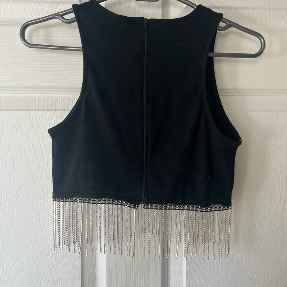 Bejeweled Fringe Tank Top - Picture 2 of 6